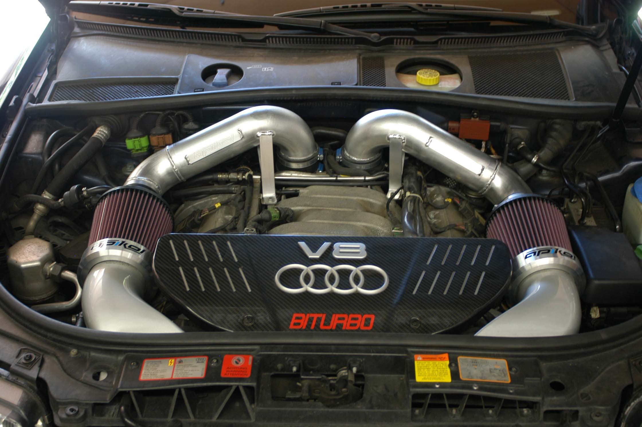 Audi C5 RS6 4.2 V8 Biturbo 02-04 Boost & Induction Hose Kit Roose Motorsport 